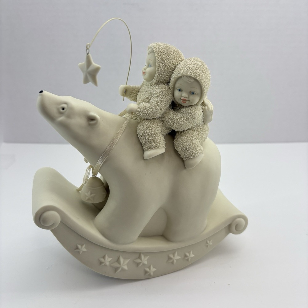 Dept 56 Snowbabies "Just Follow The Star" Moving Musical Figure Polar Bear‎